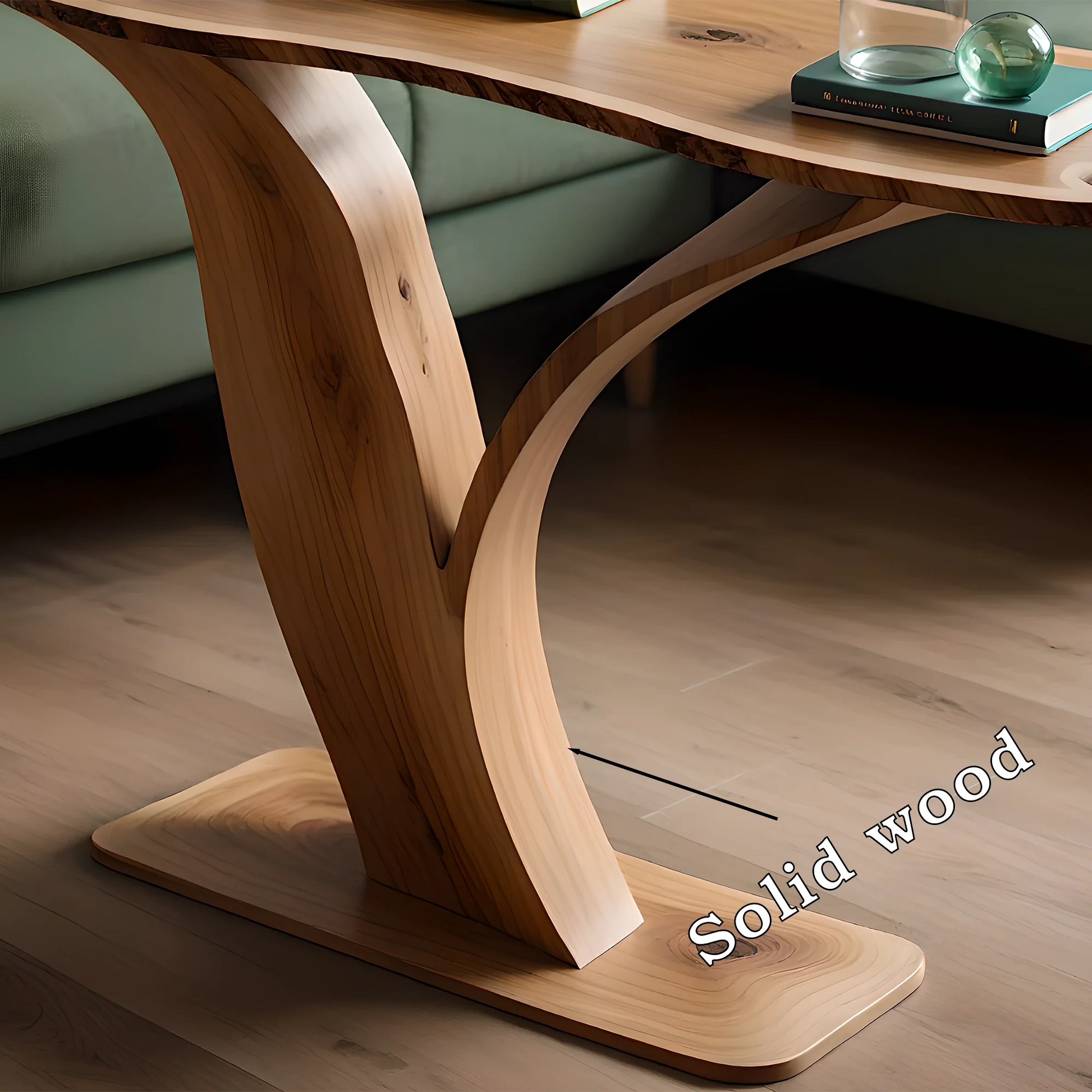 Handmade rustic natural wood console table, farmhouse style console table, living side table, entryway table, housewarming gift 