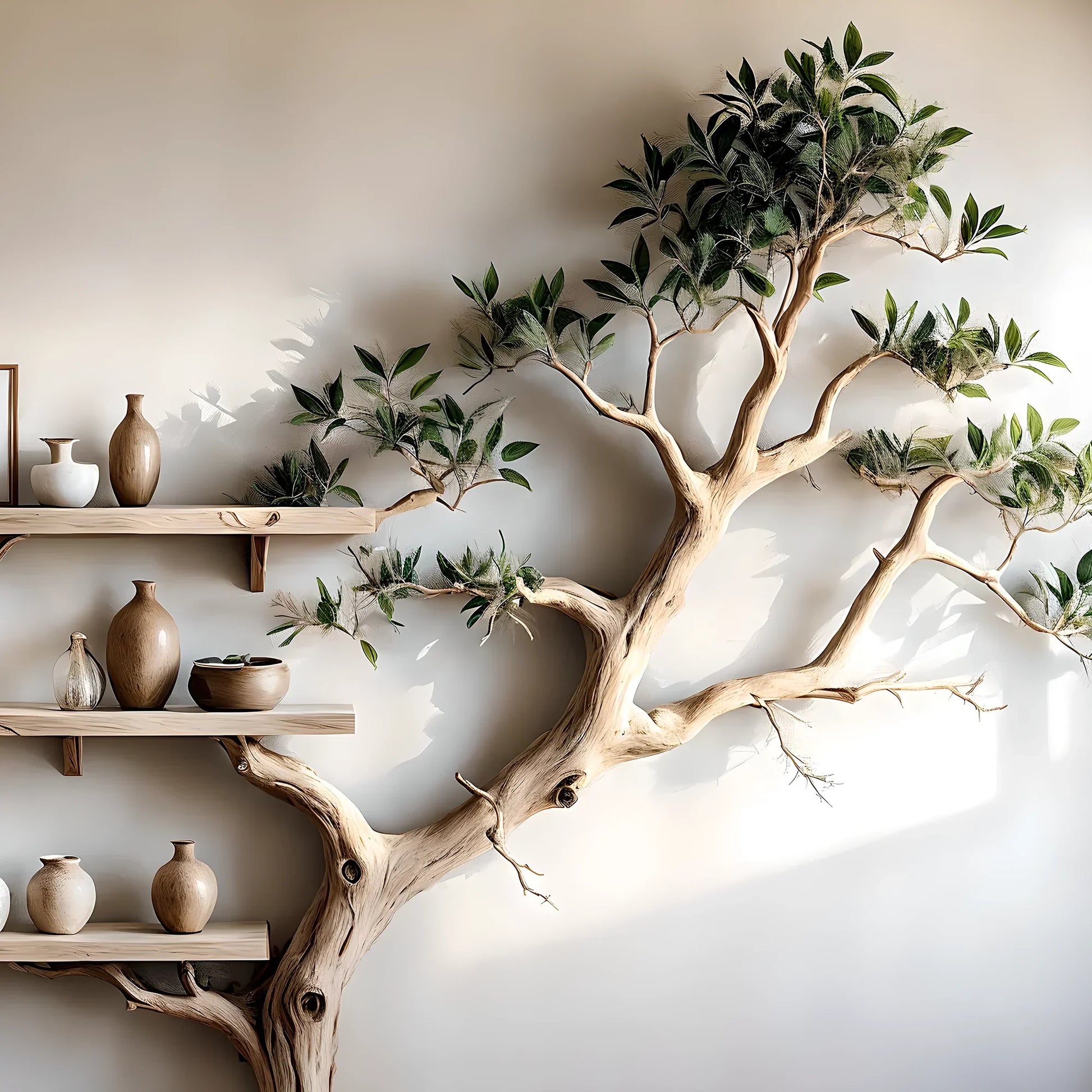 Bookshelf for living room decoration, children's room decoration, tree-shaped bookshelf, monolithic bookshelf 