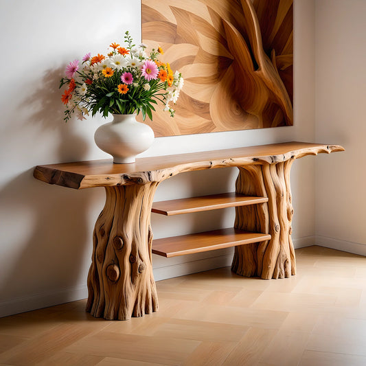 Rustic console table solid wood console table rustic side table recycled wood console table. 